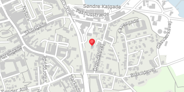 Trafikstøjkort på Brogade 61, . , 9500 Hobro