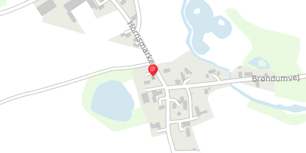 Trafikstøjkort på Hornsmarken 21, . , 9500 Hobro