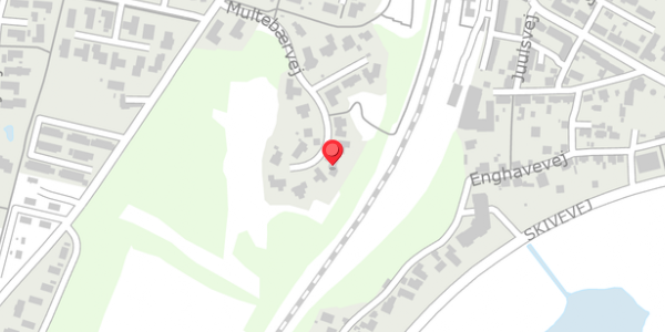 Trafikstøjkort på Multebærvej 21, . , 9500 Hobro
