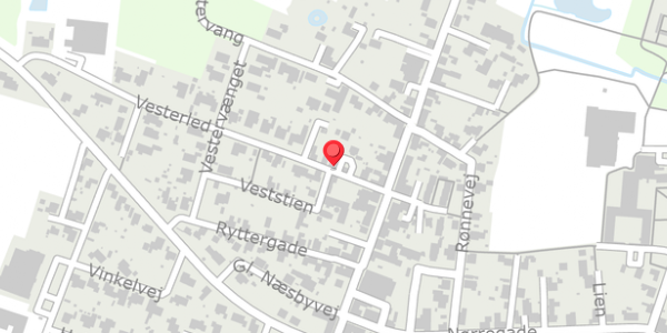 Trafikstøjkort på Vesterled 8A, . , 9681 Ranum