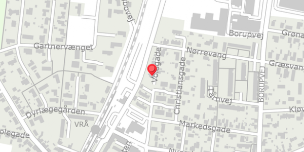 Trafikstøjkort på Voldgade 11, . , 9760 Vrå