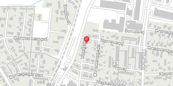 Trafikstøjkort på Voldgade 18, . , 9760 Vrå