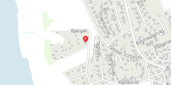Trafikstøjkort på Bjerget 6B, 9240 Nibe