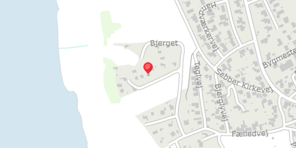 Trafikstøjkort på Bjerget 9, 9240 Nibe