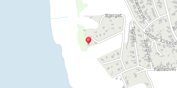 Trafikstøjkort på Bjerget 13, 9240 Nibe