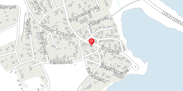Trafikstøjkort på Brogade 15, . , 9240 Nibe