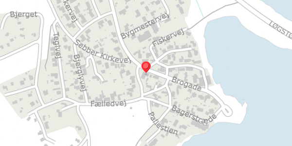 Trafikstøjkort på Brogade 17, . , 9240 Nibe