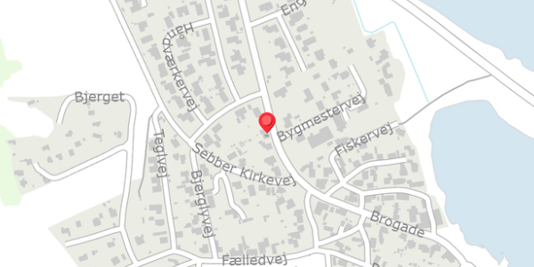 Trafikstøjkort på Brogade 25, . , 9240 Nibe