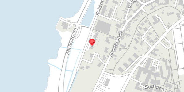 Trafikstøjkort på Koldsmindevej 21, 9240 Nibe