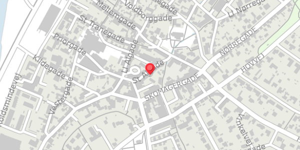 Trafikstøjkort på St Algade 8A, 9240 Nibe