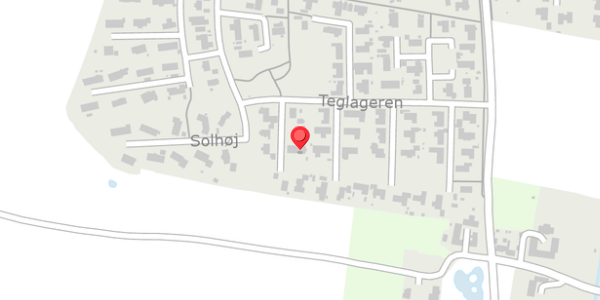 Trafikstøjkort på Teglageren 59, 9240 Nibe