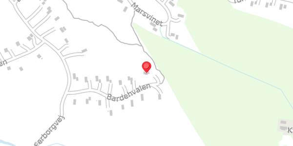 Trafikstøjkort på Bardehvalen 13, . , 9490 Pandrup