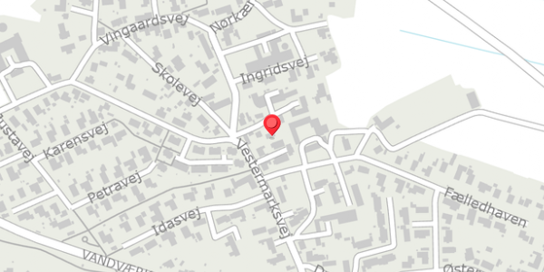 Trafikstøjkort på Clementsvej 2, 9280 Storvorde