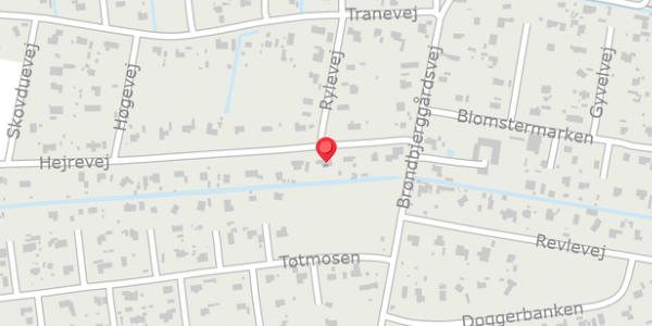 Trafikstøjkort på Hejrevej 7, 9280 Storvorde