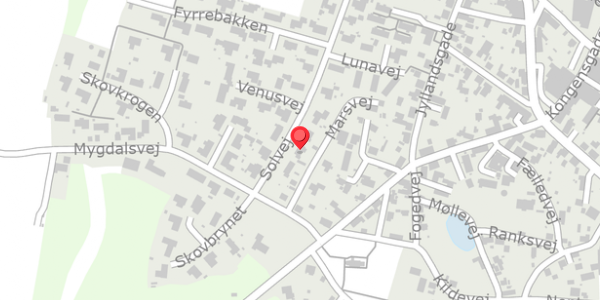 Trafikstøjkort på Solvej 19, . , 9293 Kongerslev