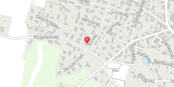 Trafikstøjkort på Solvej 24, . , 9293 Kongerslev