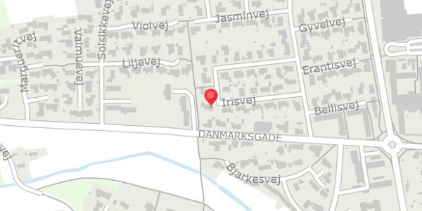 Trafikstøjkort på Irisvej 13, 9870 Sindal