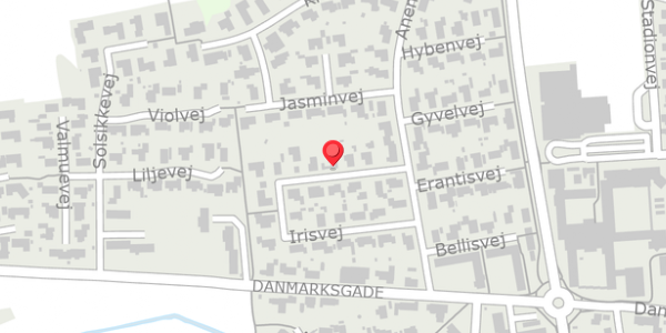 Trafikstøjkort på Irisvej 27, 9870 Sindal
