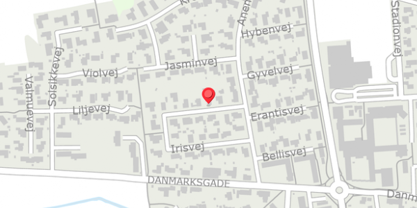 Trafikstøjkort på Irisvej 29, 9870 Sindal