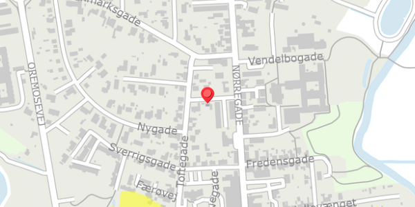 Trafikstøjkort på Norgesgade 3, . , 9870 Sindal