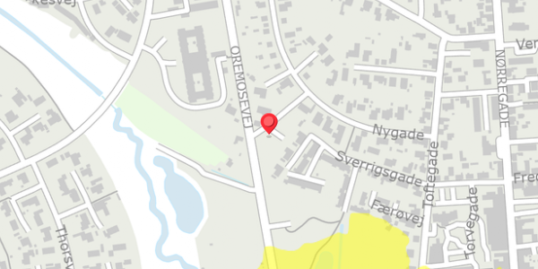 Trafikstøjkort på Oremosevej 28A, . , 9870 Sindal
