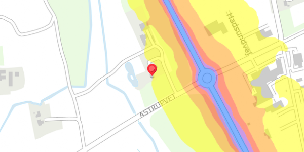 Trafikstøjkort på Astrupvej 2, . , 9575 Terndrup