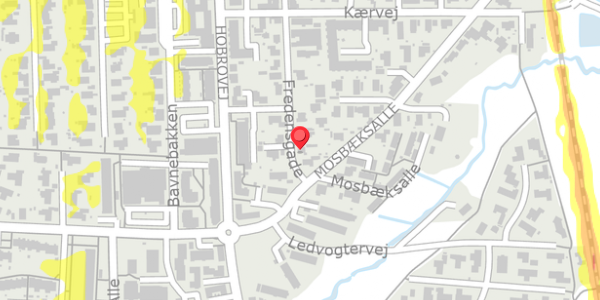 Trafikstøjkort på Fredensgade 21, . , 9530 Støvring