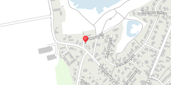 Trafikstøjkort på Mosevej 2, 9541 Suldrup