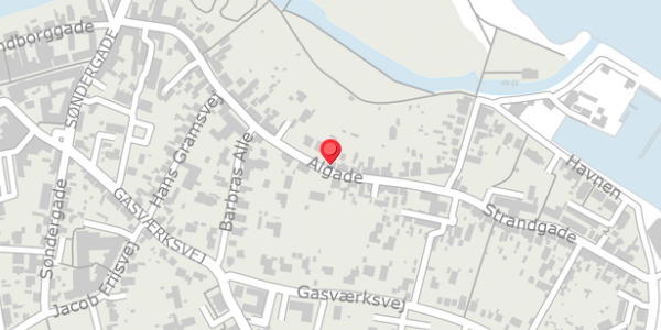Trafikstøjkort på Algade 31, 9300 Sæby