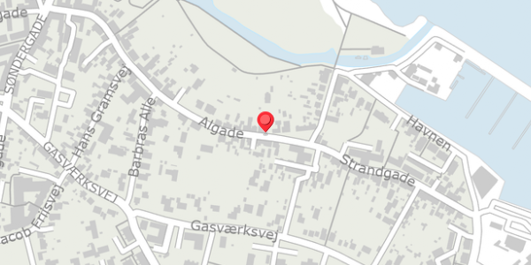Trafikstøjkort på Algade 45, 9300 Sæby