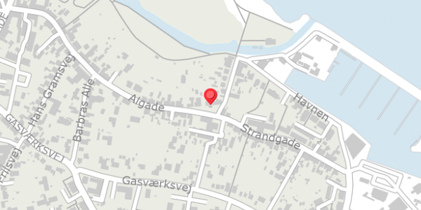 Trafikstøjkort på Algade 57, 9300 Sæby