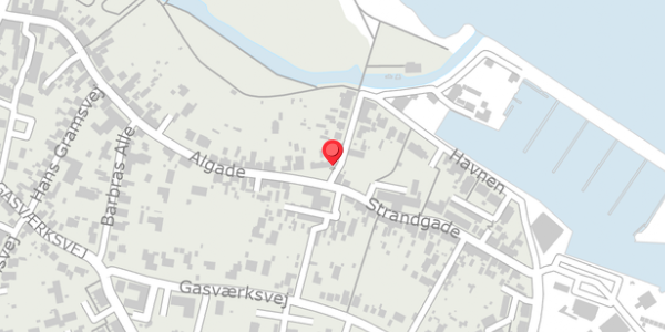 Trafikstøjkort på Algade 63, 9300 Sæby