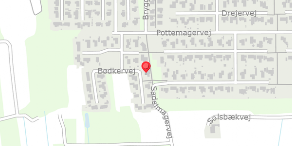 Trafikstøjkort på Bødkervej 13, . , 9300 Sæby