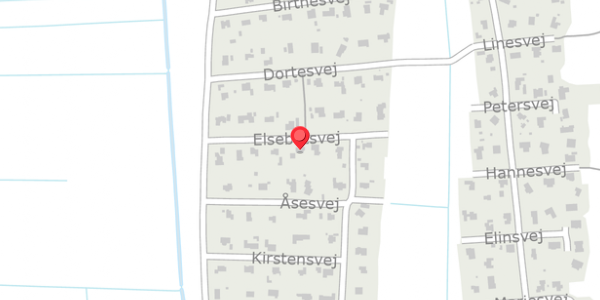 Trafikstøjkort på Elsebetsvej 7, 9300 Sæby