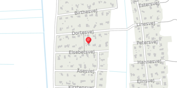 Trafikstøjkort på Elsebetsvej 8, 9300 Sæby