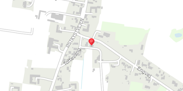 Trafikstøjkort på Engvej 2, 9300 Sæby