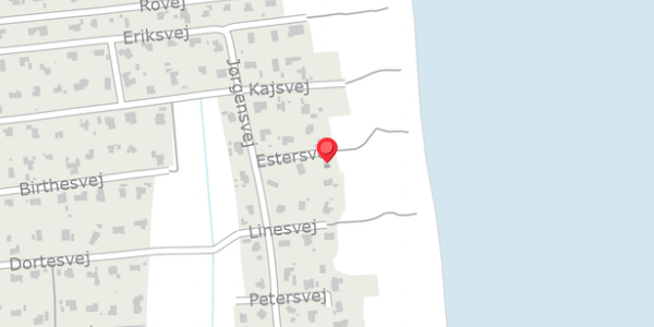 Trafikstøjkort på Estersvej 1, . , 9300 Sæby