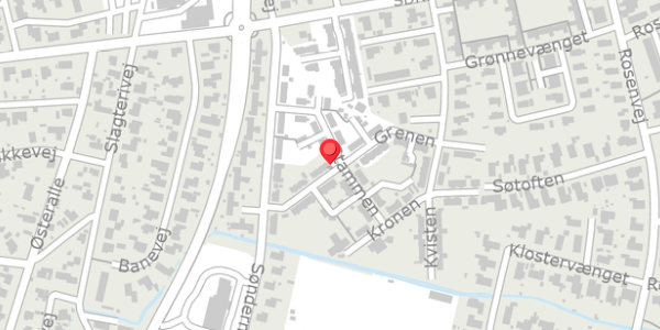 Trafikstøjkort på Grenen 18, 9300 Sæby