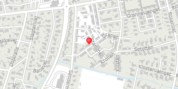 Trafikstøjkort på Grenen 20, 9300 Sæby