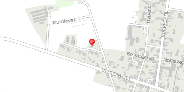 Trafikstøjkort på Humlevej 21, 9300 Sæby