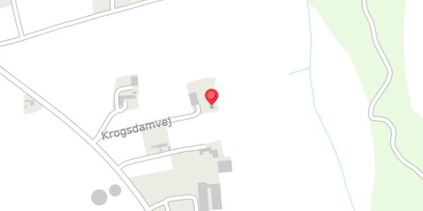 Trafikstøjkort på Krogsdamvej 73, 9352 Dybvad