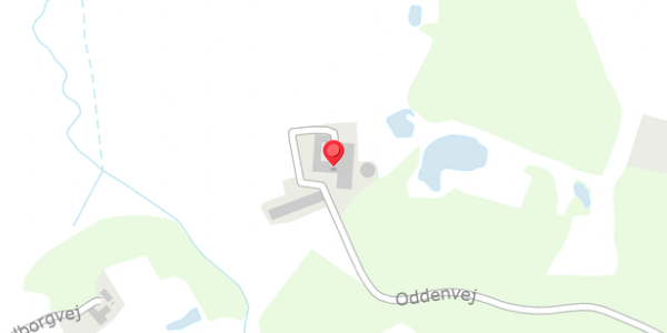 Trafikstøjkort på Oddenvej 21, 9300 Sæby