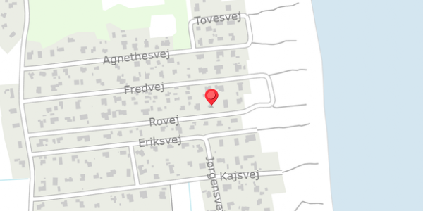 Trafikstøjkort på Rovej 21, 9300 Sæby