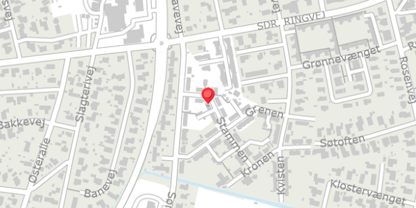 Trafikstøjkort på Stammen 13, 9300 Sæby