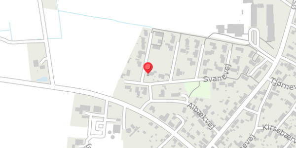 Trafikstøjkort på Svanevej 21, . , 9300 Sæby