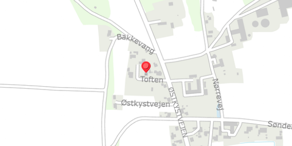 Trafikstøjkort på Toften 4, 9300 Sæby