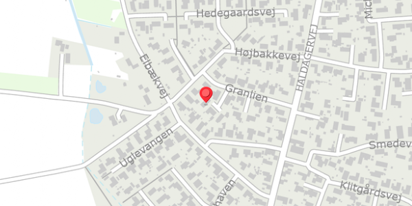 Trafikstøjkort på Granlien 19, . , 9440 Aabybro