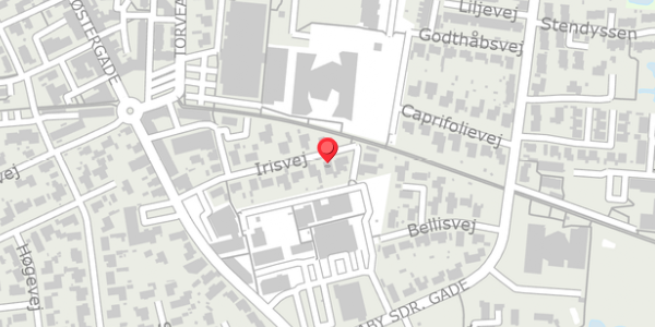 Trafikstøjkort på Irisvej 16, . , 9440 Aabybro