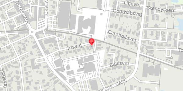Trafikstøjkort på Irisvej 18, . , 9440 Aabybro
