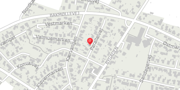 Trafikstøjkort på Parallelvej 7, . , 9430 Vadum
